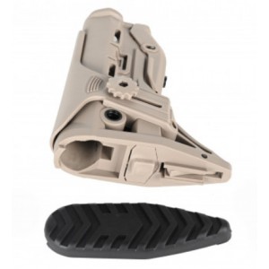 Приклад FD GL-Shock STYLE с подщечником (TAN) [STRIKE GEAR]